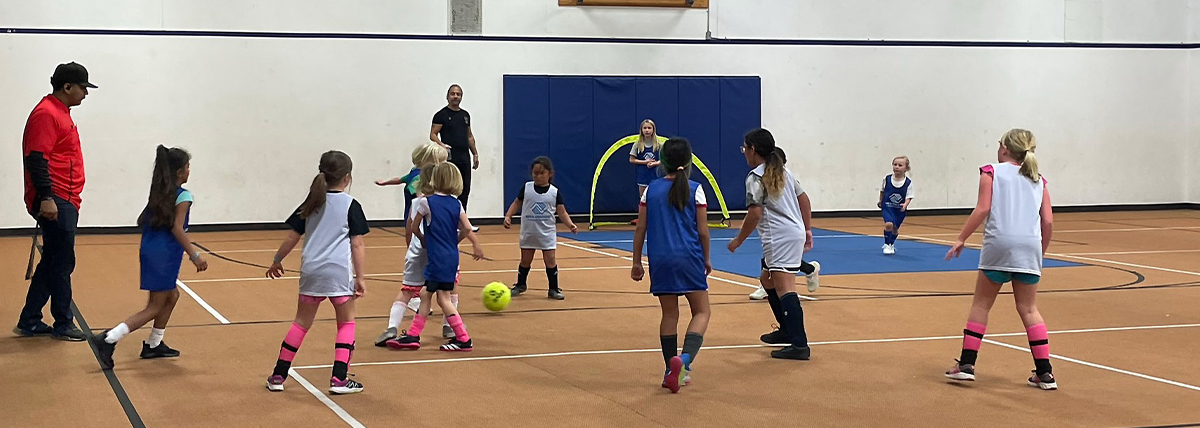 3rd grade girls soccer league at Boys & Girls Club